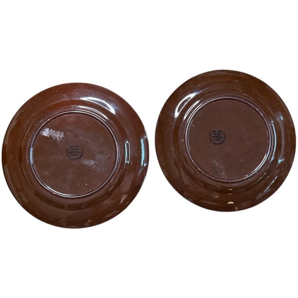 Babbacombe Torquay Devon Pottery Blue Seagull Ware 8" Plates-Set of 2 - Picture 4 of 6